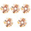 5Pièces Colliers Chat Festifs Halloween En Polyester Colorés 5