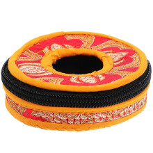 5Pièces Étuis En Polyester Colorés Pour Cloche Tibétaine De