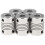 10Pièces Joint Flexible Aluminium Pour 3D Argent 1