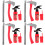 4Ensembles Accessoires Jeu Pompier Simulation Plastique Colorés 7