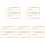 10Pièces Plaques WiFi Blanches Pratiques Pour Client 4