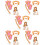 5Sets -Kopfschmuck Mit Handschuhen Bunt 8