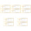 10Pièces Plaques WiFi Blanches Pratiques Pour Client 5