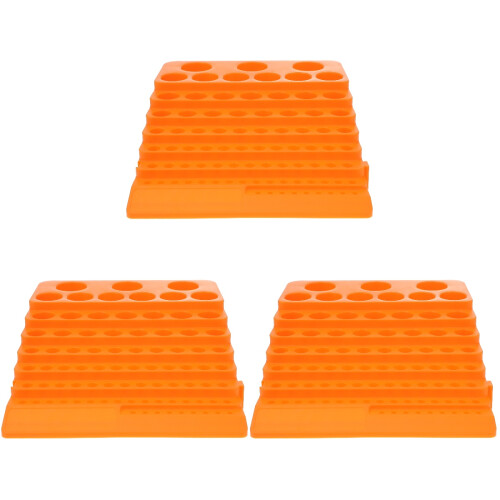 3Pcs Multifunction Drill Bit Organizer Boxes for Bits 1