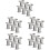 30Pcs Light Grey Train Track Bridge Kids Toy Accessories 8