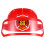 2Pcs Red Construction Toy Safety Fire Hat Educational Kids PVC 1