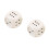 2Pcs White Plastic Tactile for Inclusive Board Games and Learning 8