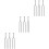 9Pcs Compact Silver 440Hz Tuning Forks for Guitar Tuning 5