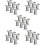 30Pcs Light Grey Train Track Bridge Kids Toy Accessories 10