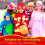 2Pcs Red Construction Toy Safety Fire Hat Educational Kids PVC 7