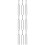 9Pcs Compact Silver 440Hz Tuning Forks for Guitar Tuning 8