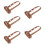 5Pcs Coffee Sleeves Reusable Handheld Cup Carrier Coffee Brown 9