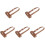 5Pcs Coffee Sleeves Reusable Handheld Cup Carrier Coffee Brown 2