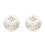 2Pcs White Plastic Tactile for Inclusive Board Games and Learning 7