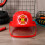 2Pcs Red Construction Toy Safety Fire Hat Educational Kids PVC 4