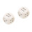 2Pcs White Plastic Tactile for Inclusive Board Games and Learning 9