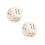 2Pcs White Plastic Tactile for Inclusive Board Games and Learning 6