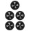 5Pcs Black Rv Air Vent Covers PP Plastic Adjustable Louvers for Home 9