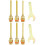 8Pcs Golden Copper Glue Nozzle Set with Wrench Multisize Replacement 4