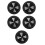 5Pcs Black Rv Air Vent Covers PP Plastic Adjustable Louvers for Home 7