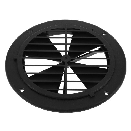 5Pcs Black Rv Air Vent Covers PP Plastic Adjustable Louvers for Home 2