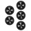 5Pcs Black Rv Air Vent Covers PP Plastic Adjustable Louvers for Home 6