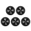 5Pcs Black Rv Air Vent Covers PP Plastic Adjustable Louvers for Home 5
