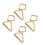 8Pcs Beige Wooden Pool Ball Rack Triangle for Precise Billiard Setup 5