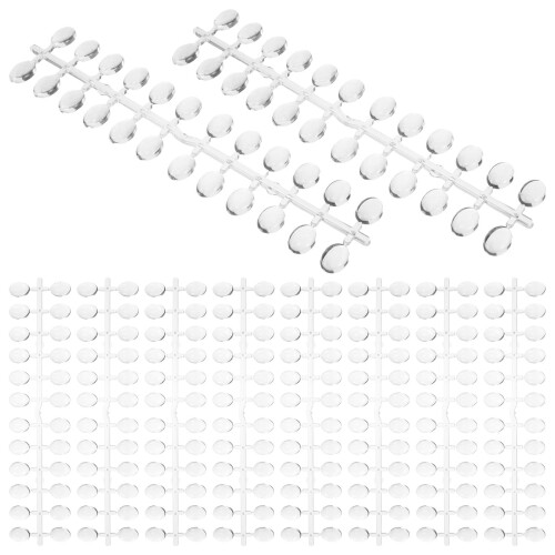 60Sets Clear False Nail Sample Chart for Salon and Home Manicure Tools 1