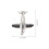 4Pairs Silver Copper Airplane Studs Men Cufflinks Classic Suit Decor 8