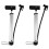 2St Draagbare Fietspomp Van Aluminium En Plastic, Compact Voor 4