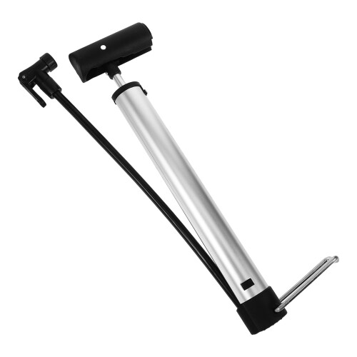 2St Draagbare Fietspomp Van Aluminium En Plastic, Compact Voor 2