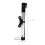 2St Draagbare Fietspomp Van Aluminium En Plastic, Compact Voor 9