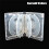 CD Storage Box 10-Piece Pack CD Case Plastic Double-Sided CD Storage Car CD Case Thickened DVD Case,White 2