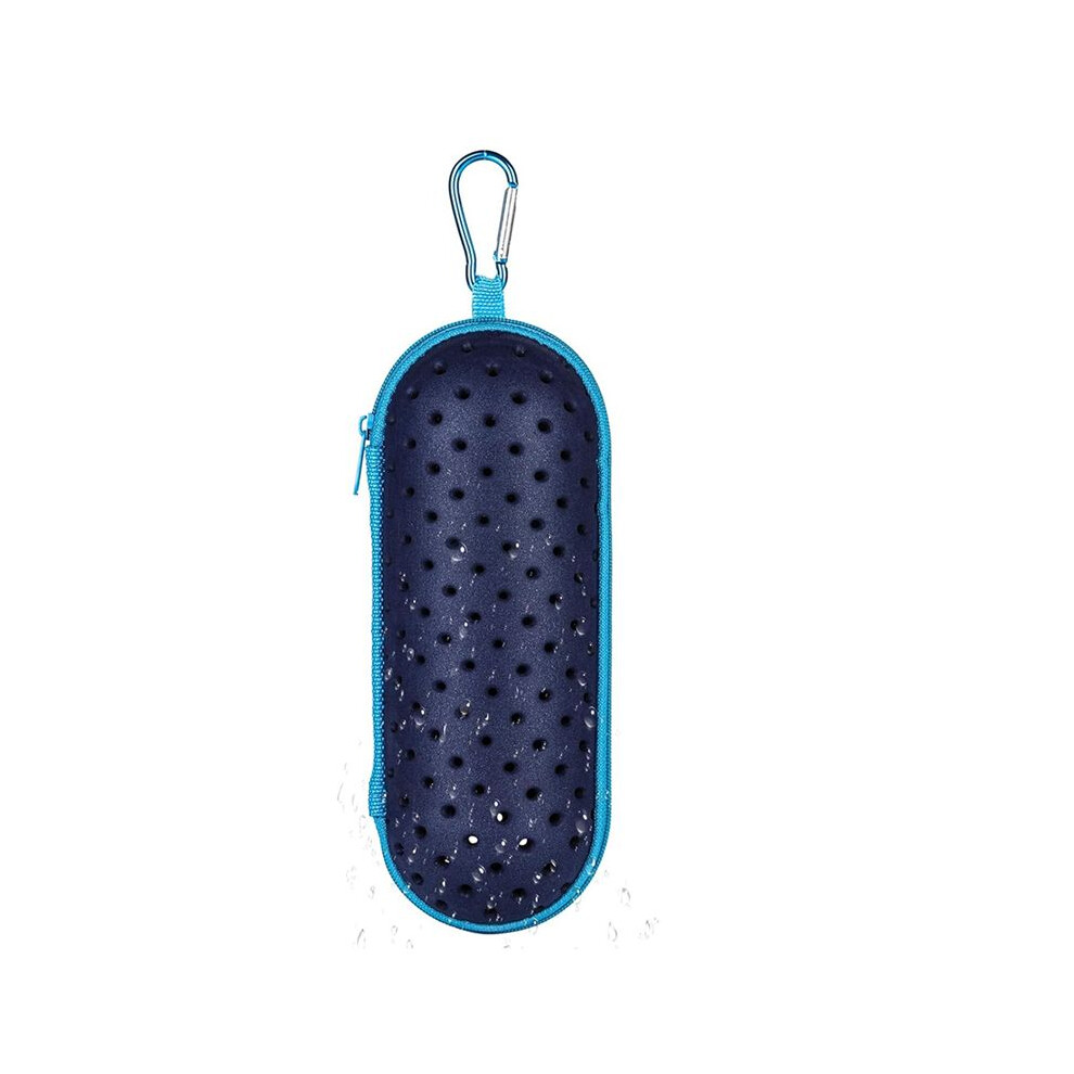 Swim Goggle Case For Swimming Goggles, Eva Carrying Case With Drain Hole Zipper Sunglasses Case With Clip Tauoh