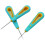 3PCS Round Hole Cone Hand Drills Punch Needle Candle Wick Tool for Candle Making 3