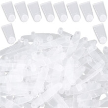 200 Pcs Plastic Keychain Clips, Acrylic Keychain Connector, Clear Keychain Clips for Crafts, Keychain Attachment