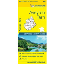Aveyron Tarn Michelin Local Map 338 by Michelin Other Book
