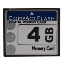 Professional 4GB Compact Flash Memory Card(White&)