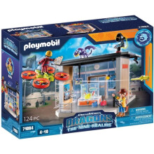 71084 How to Train your Dragon: Nine Realms ICarus Base, Toy with science lab and large drone and TV characters, Fun Imaginative Role-Play, Playset