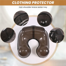 Salon Hairdressing Neck Tray Perm Container Neck Shaped Shoulder Hair Tray Clothing Protector