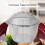 Extra Large Stainless Steel Twist Lock Mesh Tea  Tea Infuser with Hook Chain 10