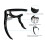 Gitarr Capo GitarrtillbehöR Trigger Capo med 6 Gratis Gitarrval för Akustiska och Elektriska Gitarrer - äVen Ukulele och Banjo Capos (Svart) 4
