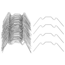 Clips de Vitrage pour Serre, Clips en Acier Inoxydable de Type W Clips de Ressort à Lames pour Serre en Verre Twin House Hall 100PièCes SéRies Web