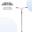 2Led 1:100 Scale Street Light Scenery  Lamppost For Sand Table Model Lamp Post For Train Railway Street Scenery Type E 5