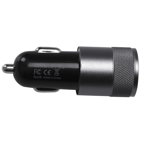 Chargeur voiture en alliage d'aluminium 2.1Ah 1