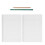 2 Pcs Plastic Straight  Stencil Template for Journaling Spacing  Lettering Guide 11 Inch Scale Writing Ruler 1