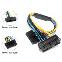 Netzkabel ATX 24Pin zu 18Pin Adapter Konverter Power Kabel Kabel für Z420 Z620 Desktop Arbeitsplatz Hauptplatine 18AWG 30CM