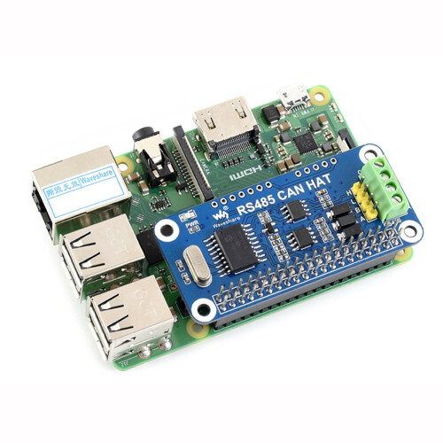 Waveshare MCP2515 RS485 Communication CAN BUS Module HAT Expansion Board for Raspberry Pi 3 Model B+ 3B  4 4B Zero