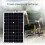 20W 18V Monocrystalline Solar Photovoltaic Panel Environmentally Friendly Portable Solar Charging Panel Solar Panel 8